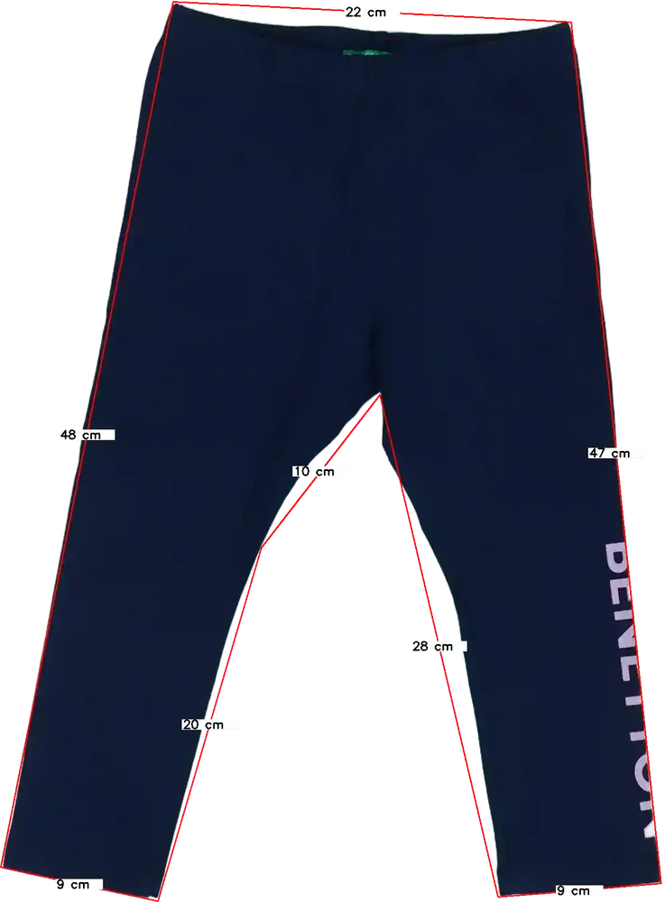 Kék Benetton Leggings EU 92 / UK 2 év / US 2T