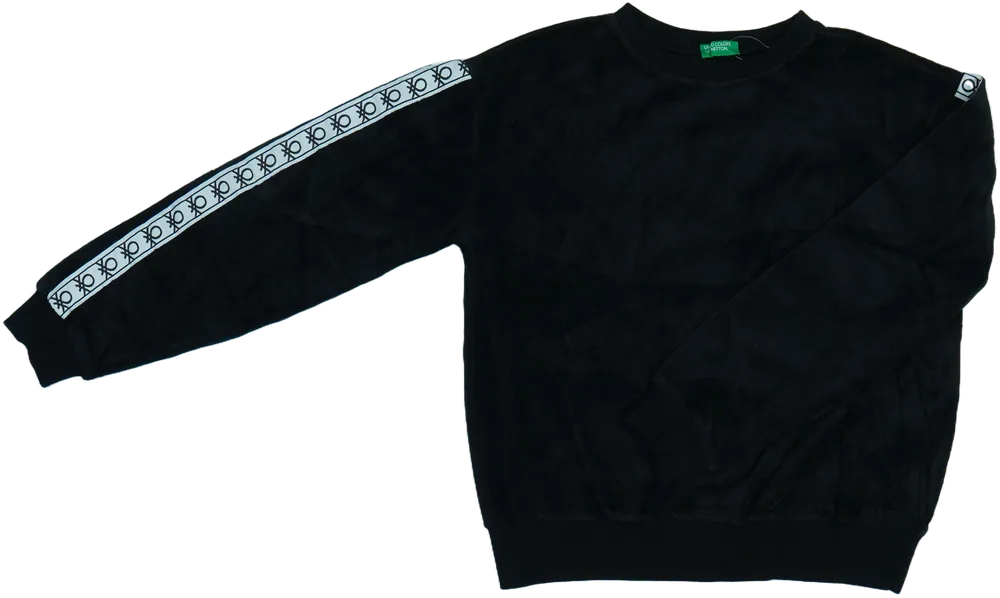 Lila Benetton Pulóver EU 134 / UK 9 év / US 9 év/L