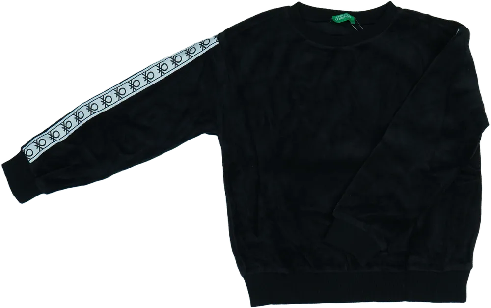 Lila Benetton Pulóver EU 122 / UK 7 év / US 7 év/M