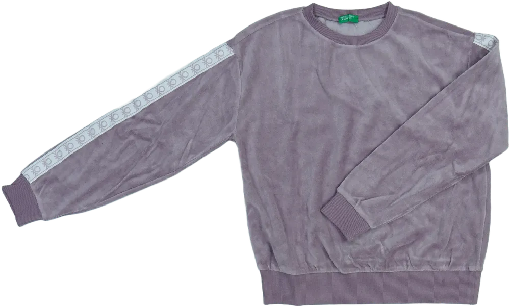 Lila Benetton Pulóver EU 152 / UK 12 év / US 12 év/L