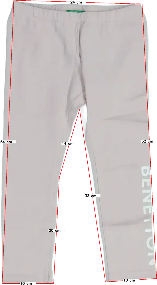 Rózsaszín Benetton Leggings EU 104 / UK 4 év / US 4T/XS