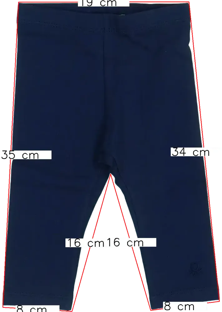 Kék Benetton Leggings EU 74 / UK 6-9 hónap / US 6-9 hónap