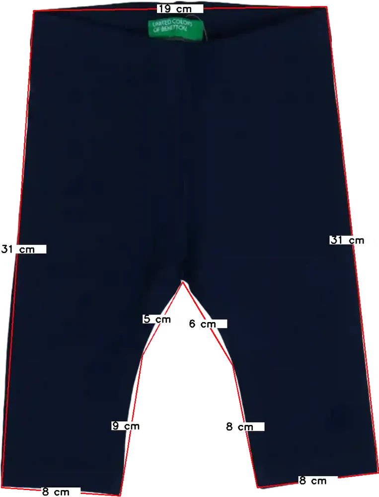 Kék Benetton Leggings EU 68 / UK 3-6 hónap / US 3-6 hónap