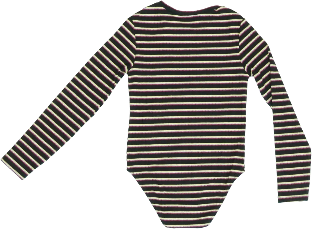 Fekete Benetton Hosszú ujjú body EU 122 / UK 7 év / US 7 év/M