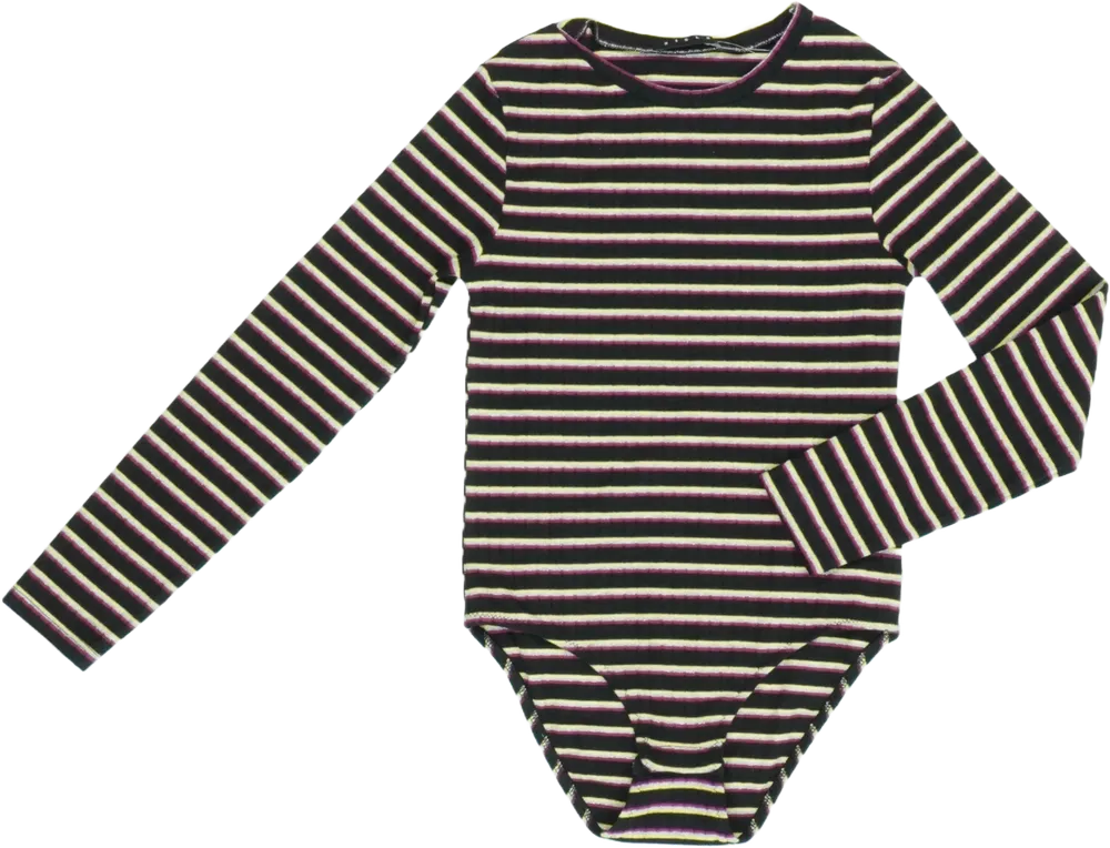 Fekete Benetton Hosszú ujjú body EU 122 / UK 7 év / US 7 év/M