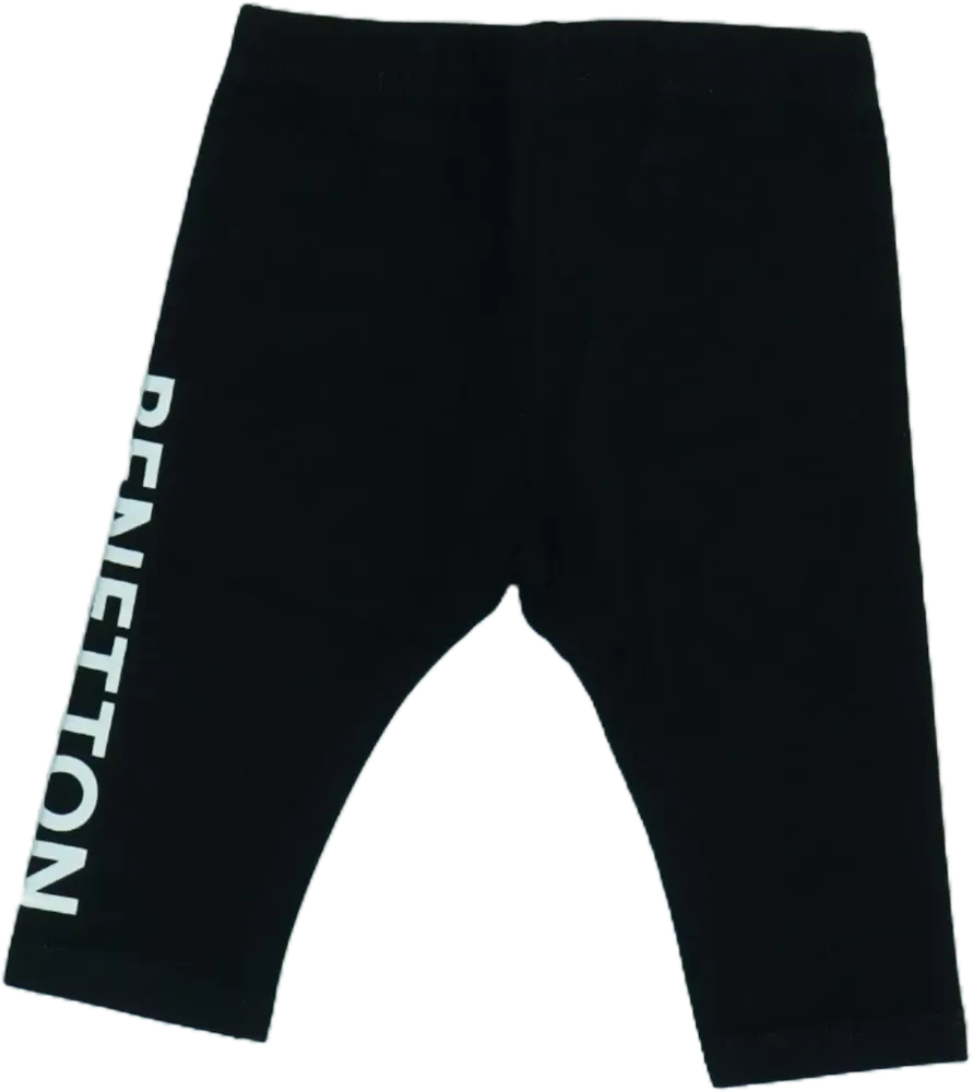 Fekete Benetton Leggings EU 68 / UK 3-6 hónap / US 3-6 hónap