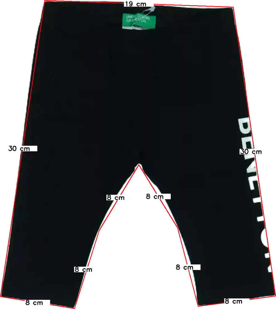 Fekete Benetton Leggings EU 68 / UK 3-6 hónap / US 3-6 hónap