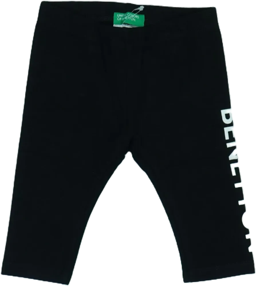 Fekete Benetton Leggings EU 68 / UK 3-6 hónap / US 3-6 hónap