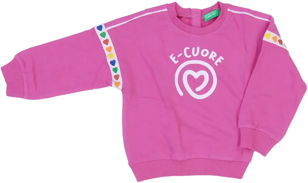 Rózsaszín Benetton Pulóver EU 86 / UK 12-18 hónap / US 18 hónap