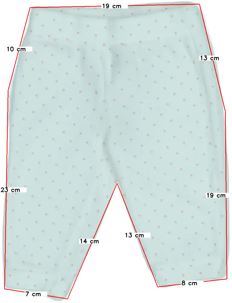 Fehér Benetton Baby nadrág EU 62 / UK 0-3 hónap / US 0-3 hónap