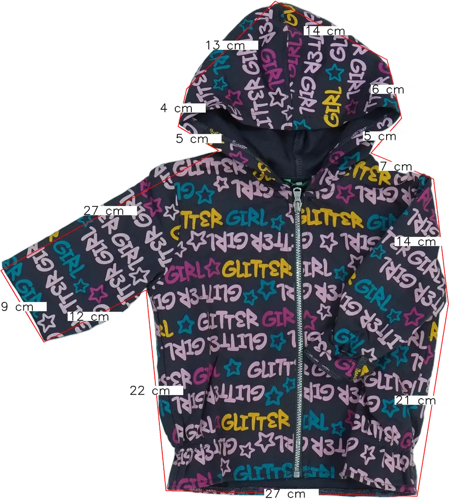 Szürke Benetton Kapucnis pulóver EU 86 / UK 12-18 hónap / US 18 hónap