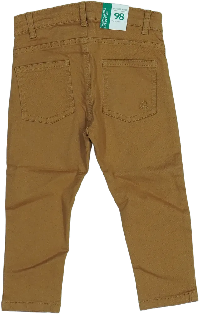 Barna Benetton Hosszúnadrág EU 98 / UK 3 év / US 3T