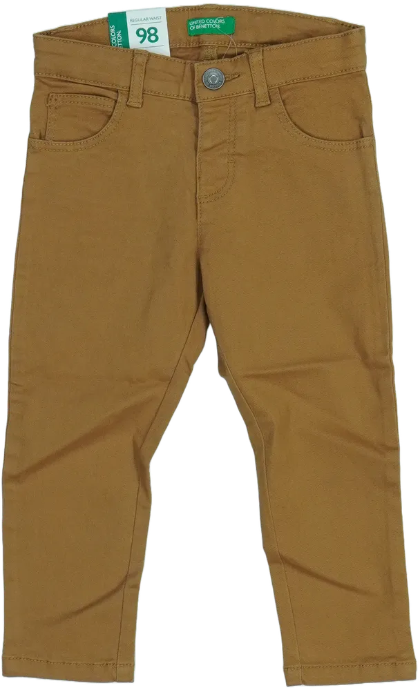 Barna Benetton Hosszúnadrág EU 98 / UK 3 év / US 3T