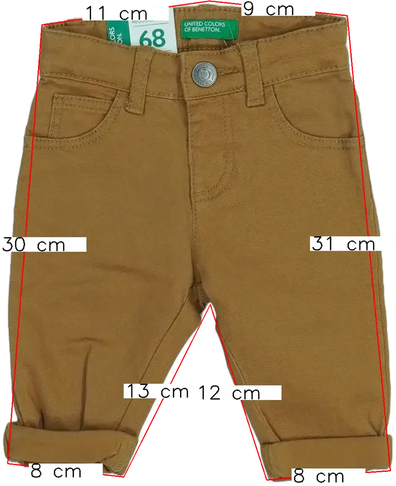 Barna Benetton Hosszúnadrág EU 74 / UK 6-9 hónap / US 6-9 hónap