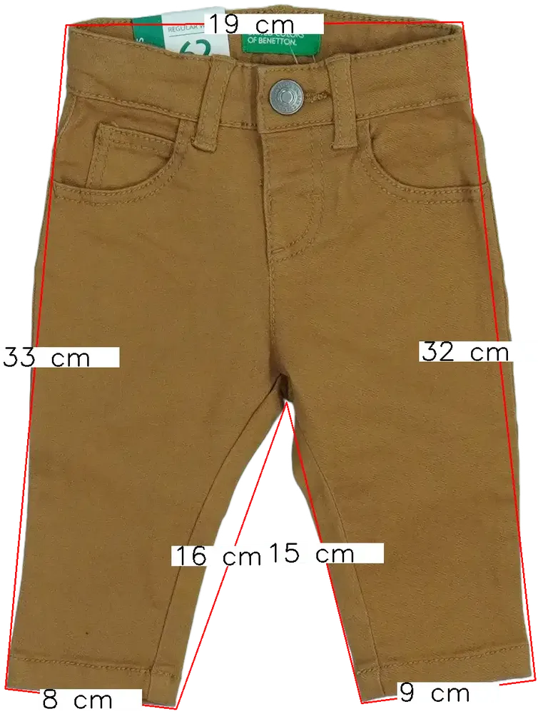 Barna Benetton Hosszúnadrág EU 68 / UK 3-6 hónap / US 3-6 hónap