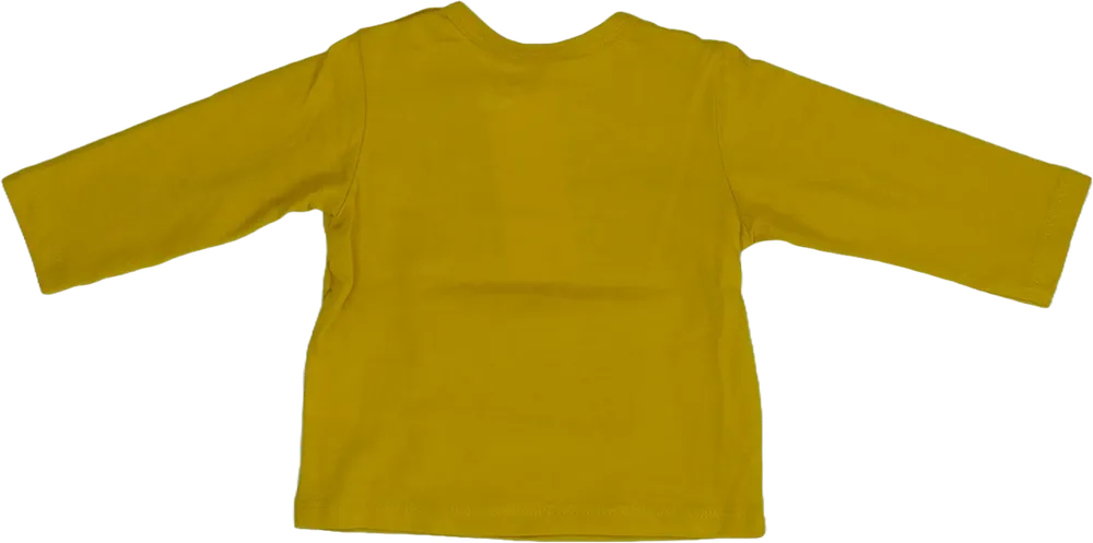 Sárga Benetton Hosszú ujjú felső EU 68 / UK 3-6 hónap / US 3-6 hónap
