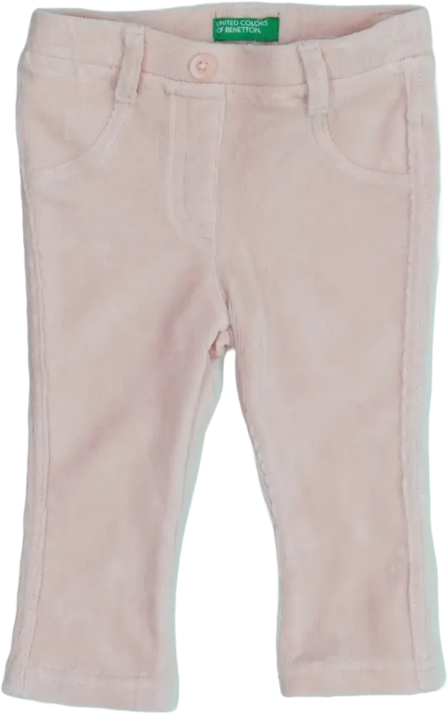 Rózsaszín Benetton Baby nadrág EU 80 / UK 9-12 hónap / US 12 hónap