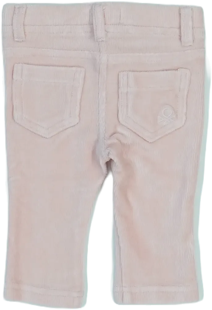 Rózsaszín Benetton Hosszúnadrág EU 68 / UK 3-6 hónap / US 3-6 hónap