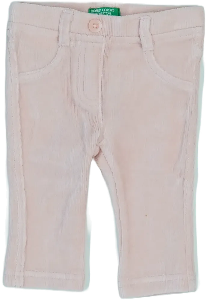 Rózsaszín Benetton Hosszúnadrág EU 68 / UK 3-6 hónap / US 3-6 hónap