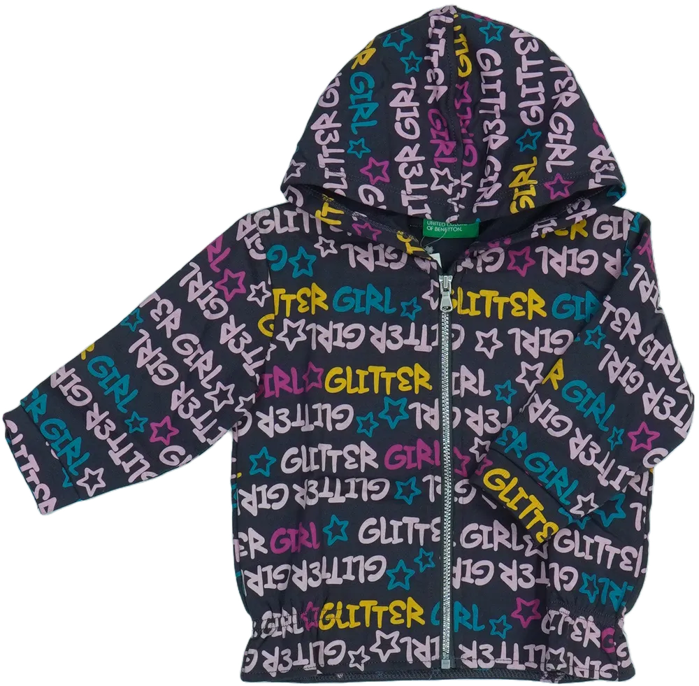 Szürke Benetton Kapucnis pulóver EU 80 / UK 9-12 hónap / US 12 hónap