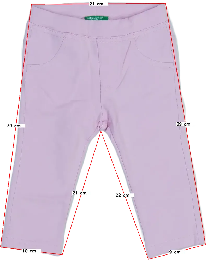 Rózsaszín Benetton Leggings EU 80 / UK 9-12 hónap / US 12 hónap