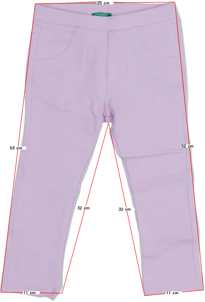 Rózsaszín Benetton Leggings EU 98 / UK 3 év / US 3T