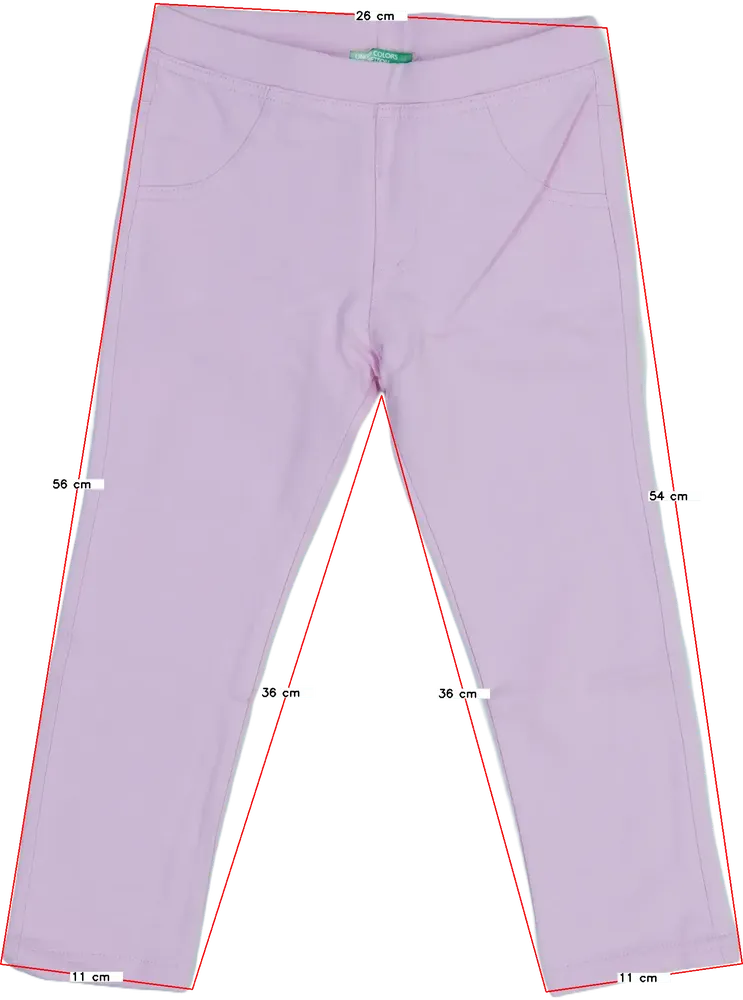 Rózsaszín Benetton Leggings EU 104 / UK 4 év / US 4T/XS