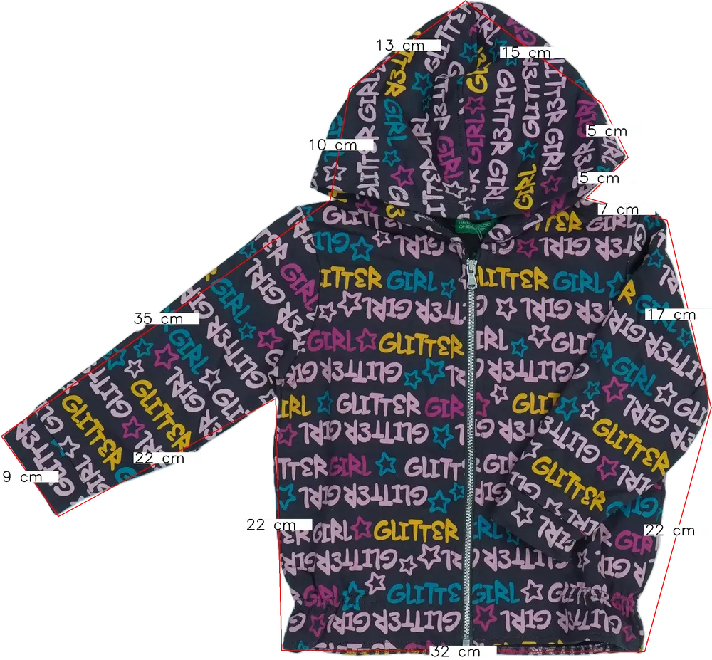 Szürke Benetton Kapucnis pulóver EU 98 / UK 3 év / US 3T