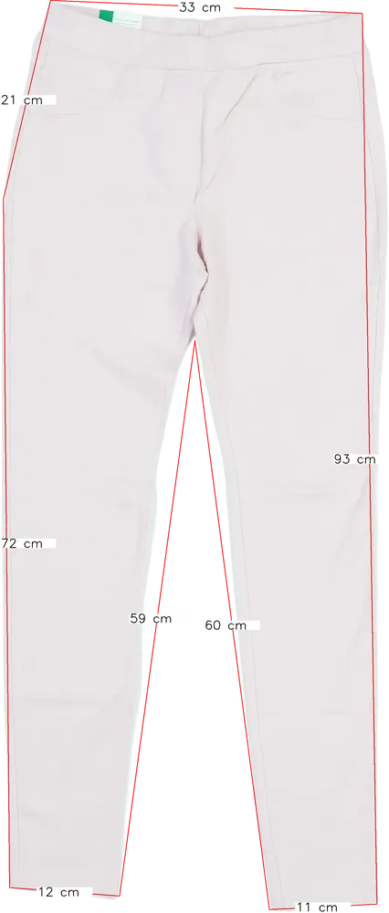 Rózsaszín Benetton Hosszúnadrág EU 146 / UK 11 év / US 12 év/L