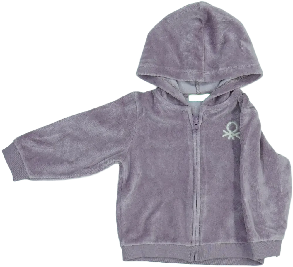Lila Benetton Kapucnis pulóver EU 80 / UK 9-12 hónap / US 12 hónap