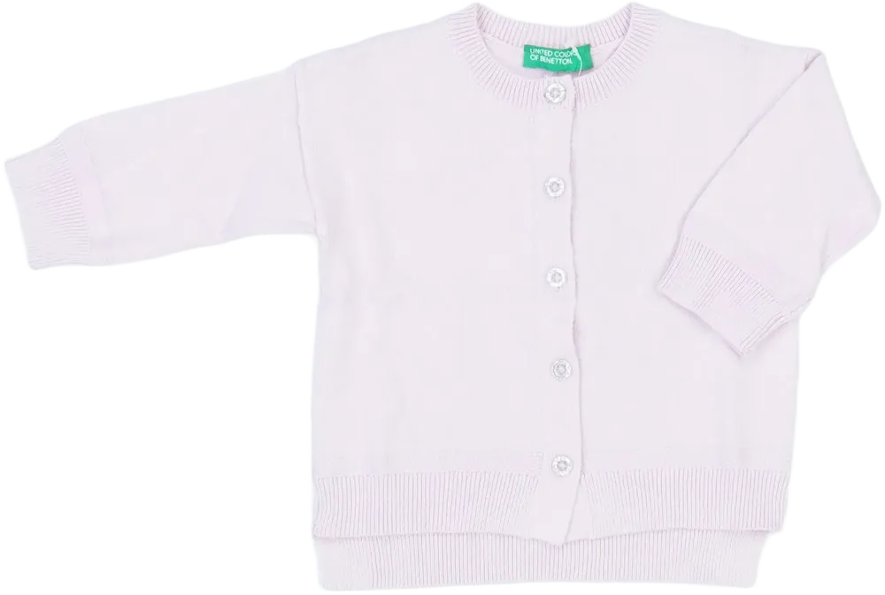 Rózsaszín Benetton Kardigán EU 68 / UK 3-6 hónap / US 3-6 hónap