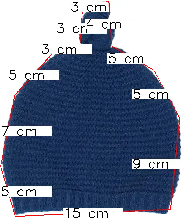 Kék Benetton Sapka EU 74 / UK 6-9 hónap / US 6-9 hónap