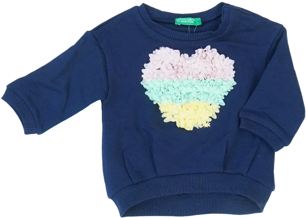 Szürke Benetton Pulóver EU 68 / UK 3-6 hónap / US 3-6 hónap