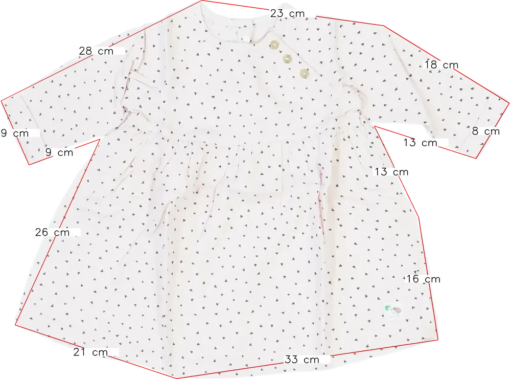 Rózsaszín Benetton Ruha EU 80 / UK 9-12 hónap / US 12 hónap