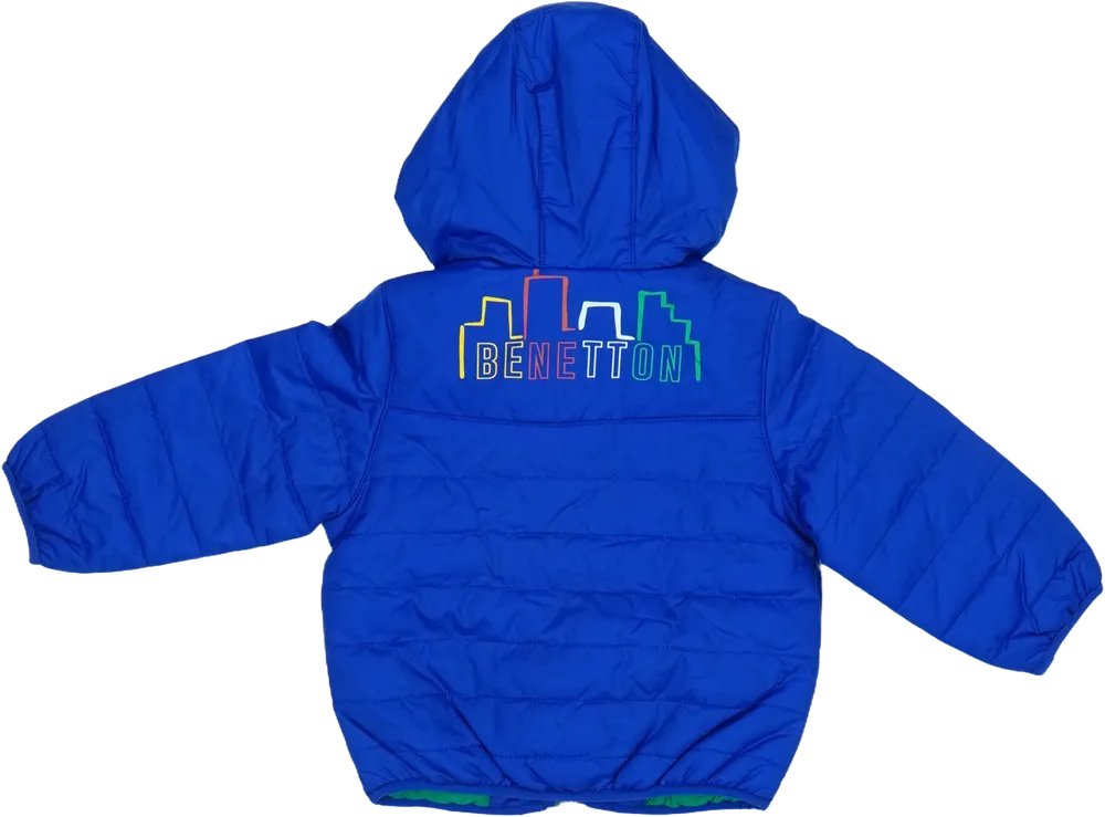 Kék Benetton Átmeneti kabát EU 92 / UK 2 év / US 2T