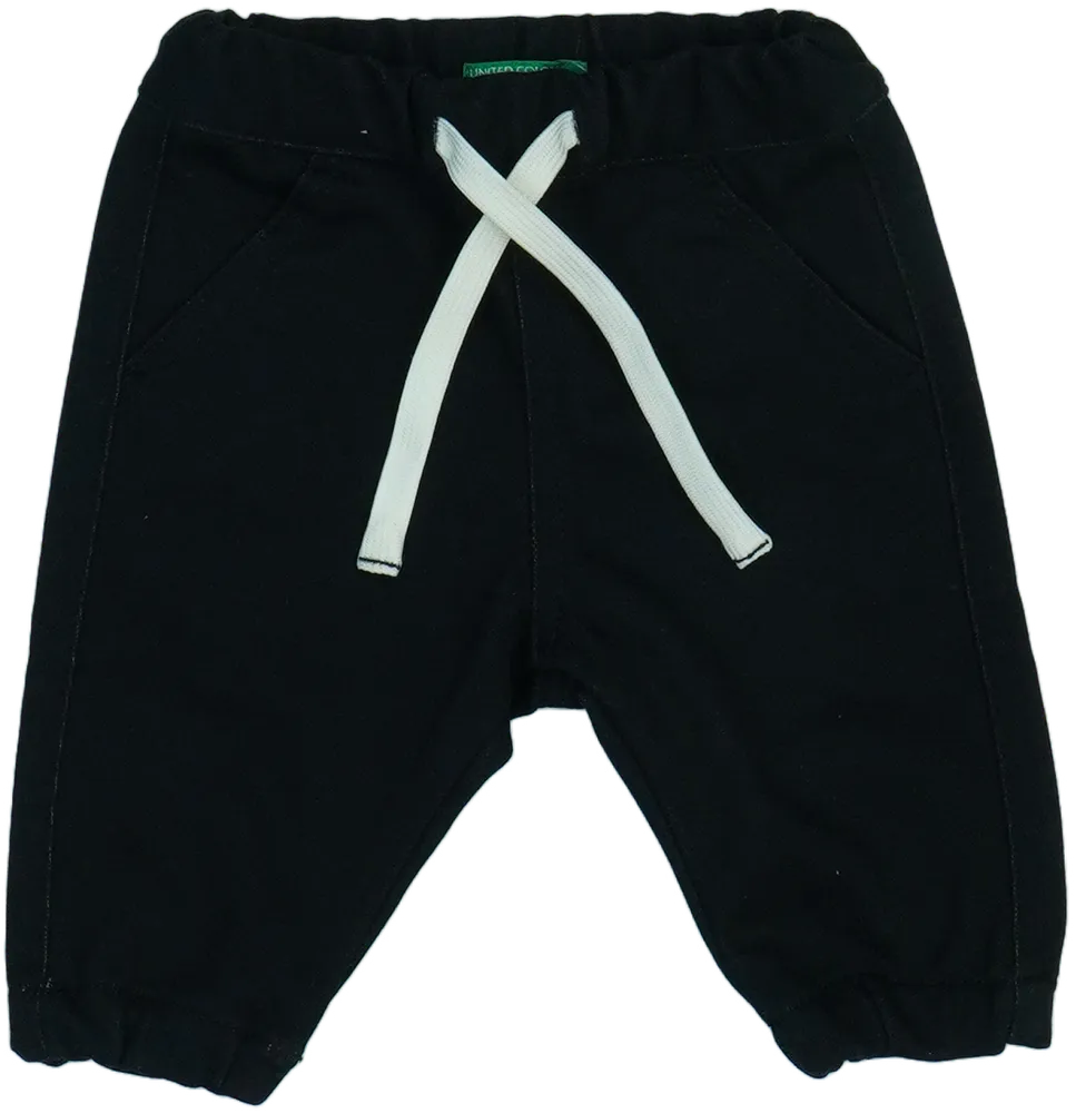 Fekete Benetton Farmernadrág EU 68 / UK 3-6 hónap / US 3-6 hónap