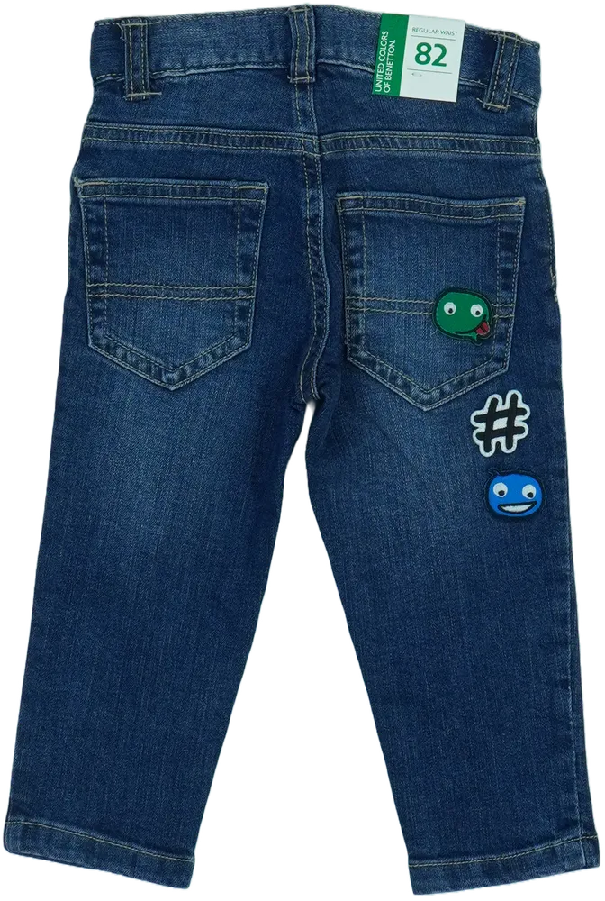 Kék Benetton Farmernadrág EU 86 / UK 12-18 hónap / US 18 hónap