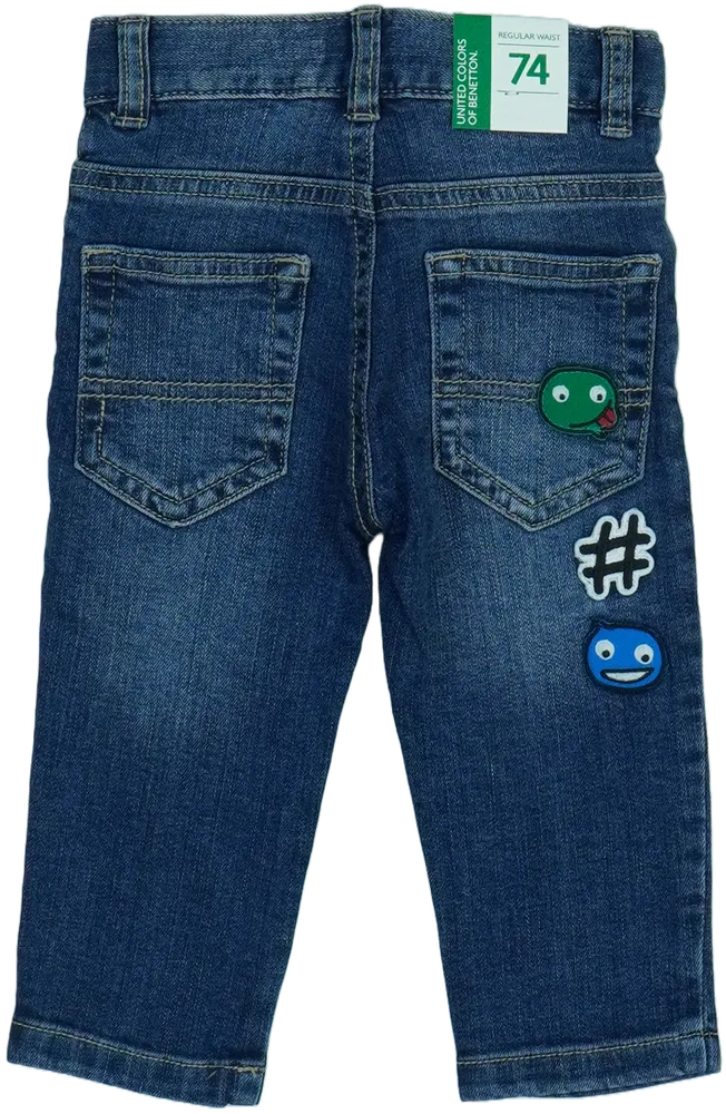 Kék Benetton Farmernadrág EU 80 / UK 9-12 hónap / US 12 hónap