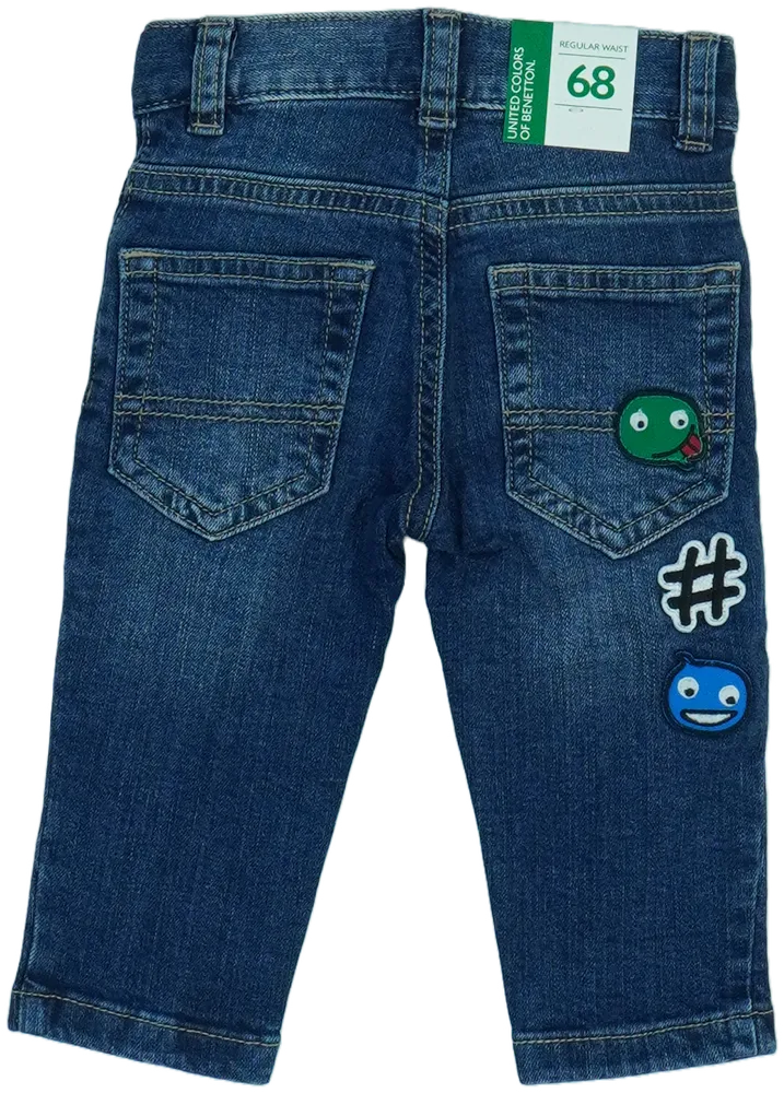 Kék Benetton Farmernadrág EU 74 / UK 6-9 hónap / US 6-9 hónap