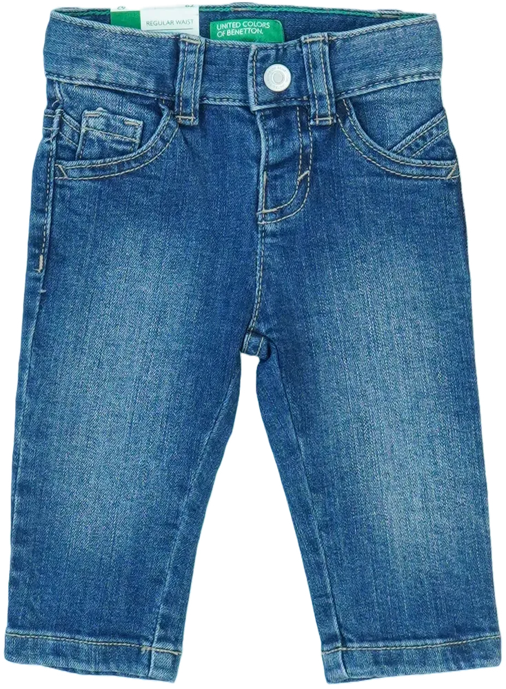 Kék Benetton Farmernadrág EU 68 / UK 3-6 hónap / US 3-6 hónap