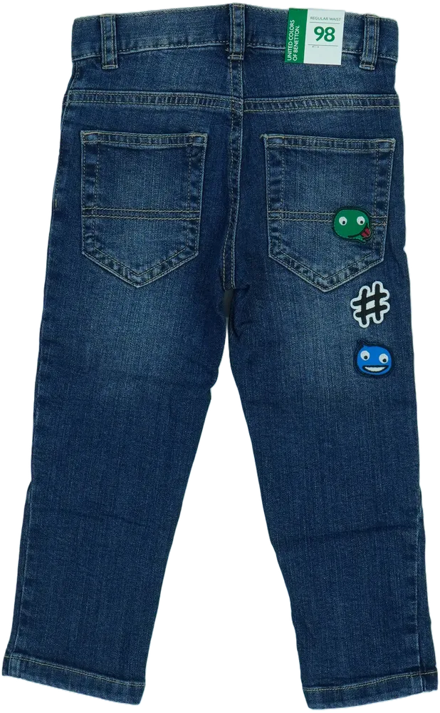 Kék Benetton Farmernadrág EU 98 / UK 3 év / US 3T