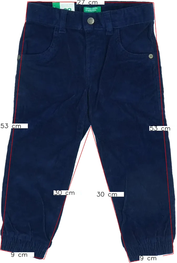 Kék Benetton Hosszúnadrág EU 98 / UK 3 év / US 3T