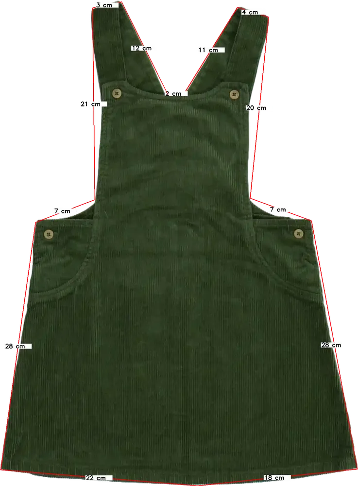 Zöld Benetton Kantáros szoknya EU 74 / UK 6-9 hónap / US 6-9 hónap