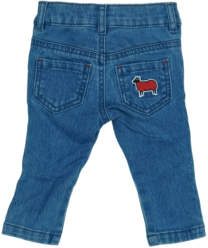 Kék Benetton Farmernadrág EU 68 / UK 3-6 hónap / US 3-6 hónap