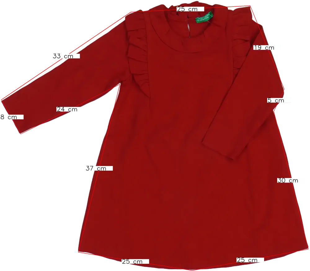 Piros Benetton Ruha EU 98 / UK 3 év / US 3T