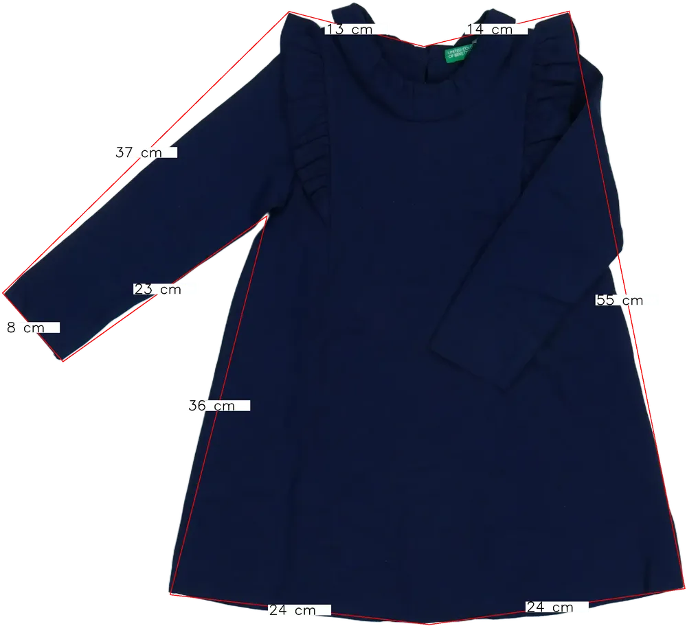 Kék Benetton Ruha EU 98 / UK 3 év / US 3T