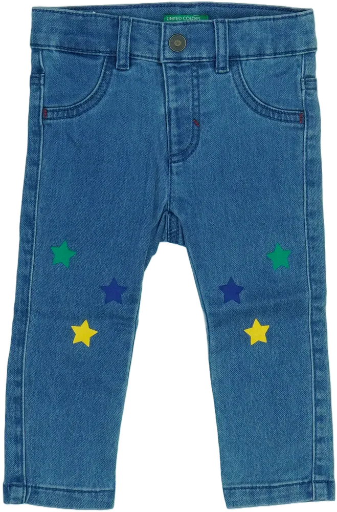 Kék Benetton Farmernadrág EU 74 / UK 6-9 hónap / US 6-9 hónap