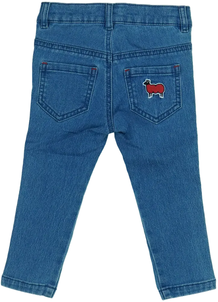 Kék Benetton Farmernadrág EU 86 / UK 12-18 hónap / US 18 hónap