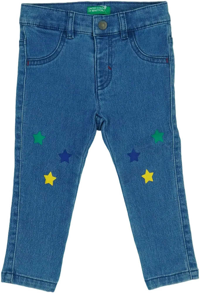 Kék Benetton Farmernadrág EU 86 / UK 12-18 hónap / US 18 hónap