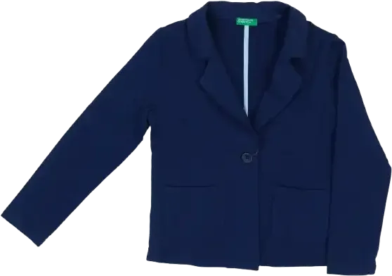 Kék Benetton Dzseki EU 128 / UK 8 év / US 8 év/M
